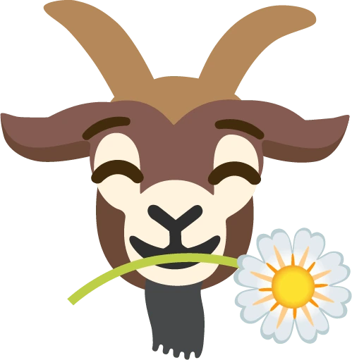 flower_goat emote