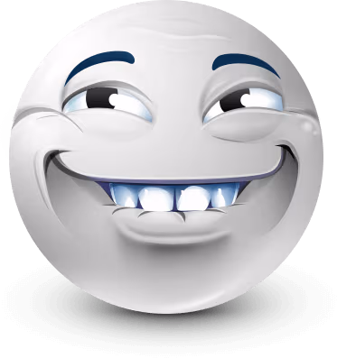 Joobi_White_Silly_Happy emote