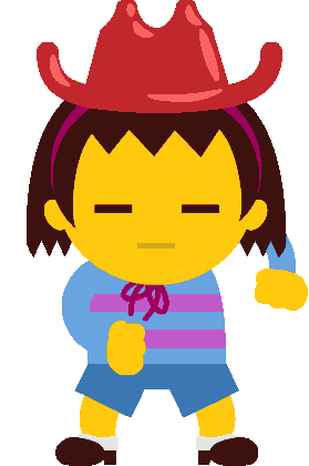 FriskCowboy animated emote