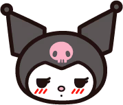 kuromi_blush emote