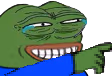 peepoLaughPoint emote