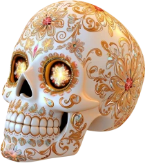Ornategoldenskullwithintricate emote