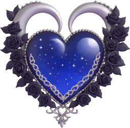 Goth_starlight_heart emote