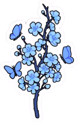 blue_sakura emote