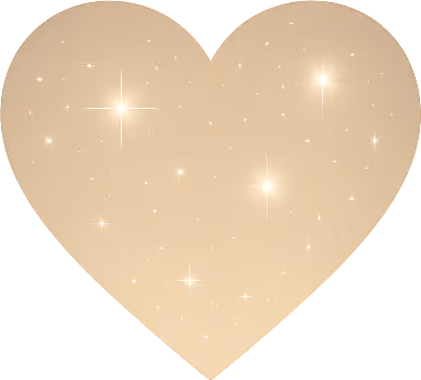 Beige_midnight_heart sticker