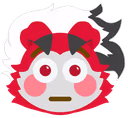 Lycanroc_Flushed emote