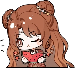 NikkiEating emote