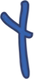 LetterY_Blue emote