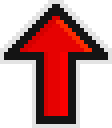 RedArrowUp static emote
