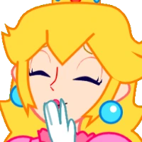 PeachLaugh emote