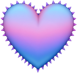 Pinkvioltetblueheart static emote
