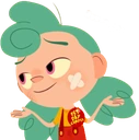 NikkiShrug emote