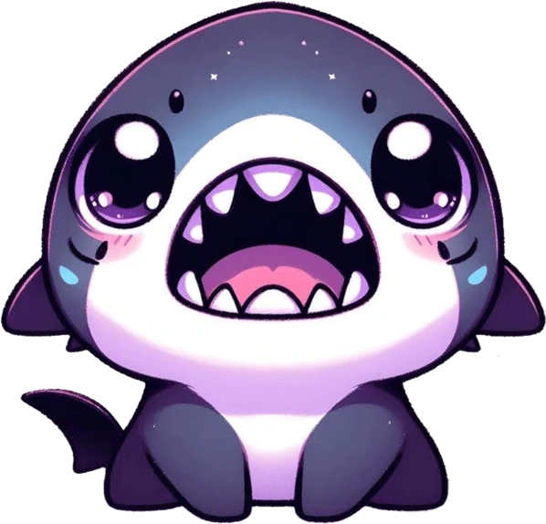 CuteSharkYell emote