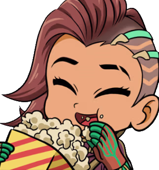 SombraPopcorn emote