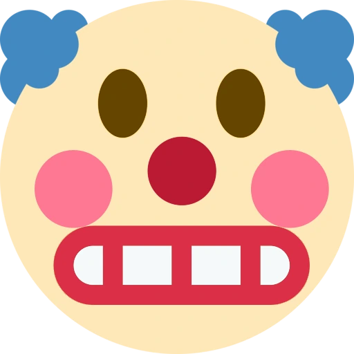 clowngrimace emote