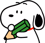snoopy_pencil emote