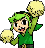 LinkCheerleaderGreen emoji