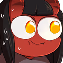 MeruTheSuccubusScaredStare emote