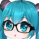 MikuGlasses emote