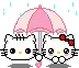HelloKittyDDRain emote