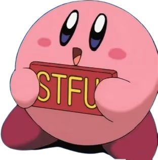 Kirby_stfu emote