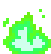 PixelGreenFire emoji