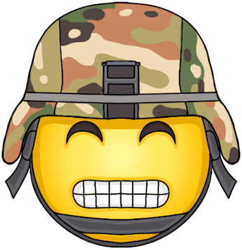 SoldierGridTeeth emote