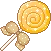 YellowLollipopGoldBow emote
