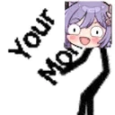 weebYOURMOM emote