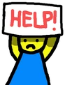 noob_holding_a_sign emote