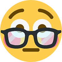 flushed_glasses emote