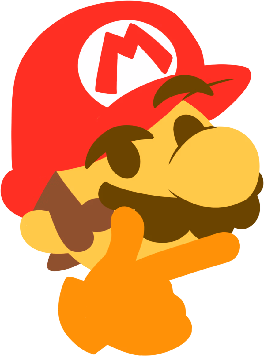 mariothink emote