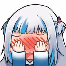 GawrGuraShy emote