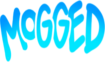 MOGGED emote