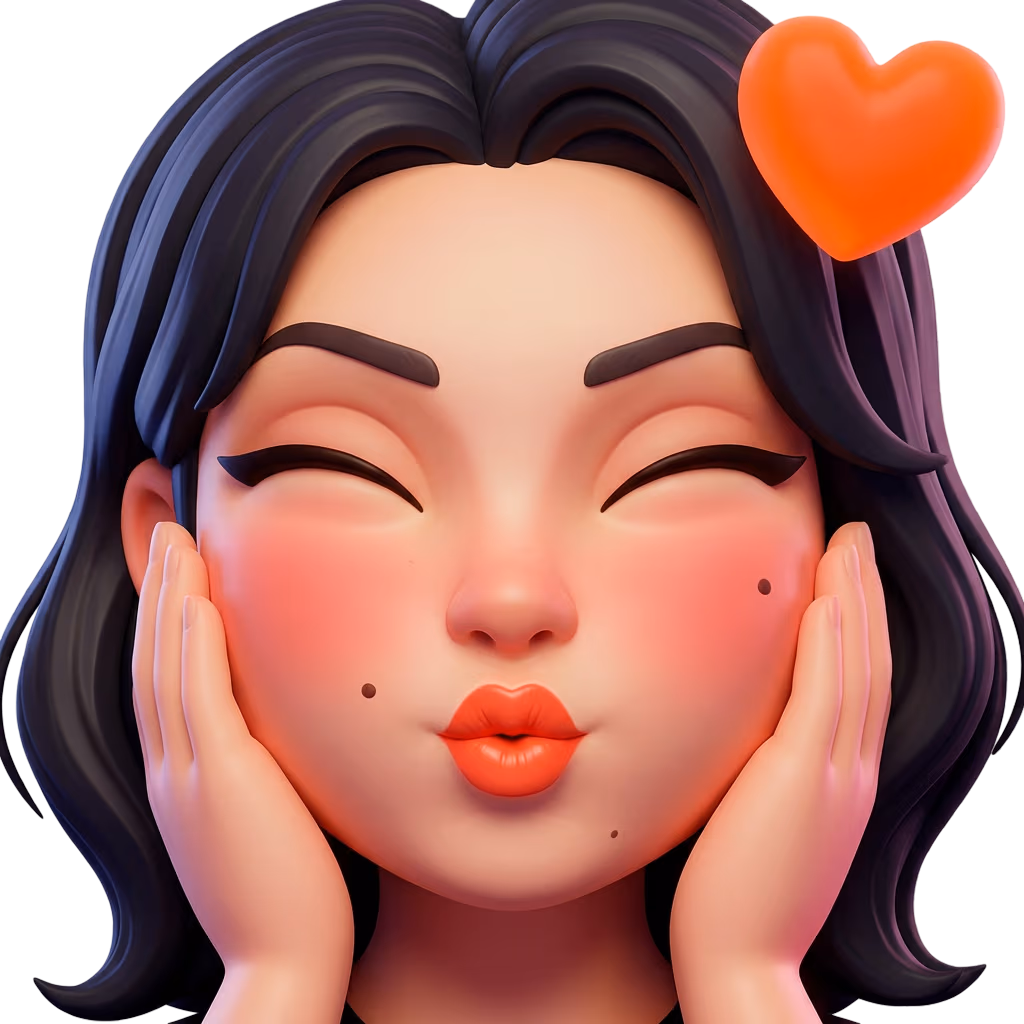 ynsgksy_blowing_kiss emote