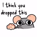 ithinkyoudroppedthis emote