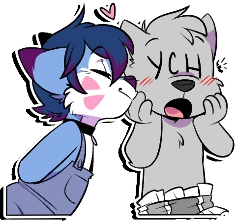 Furry_mwuah emote