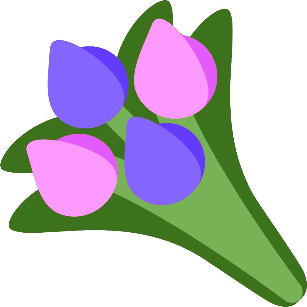 pink_purple_bouquet emote