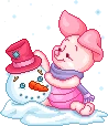 piglet_snowman emote