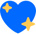 Blue_Sparkling_Heart emote