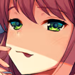 MonikaBlep emote