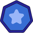 BlueStaffBadge emote