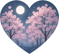 Moonlightcherryheart emote