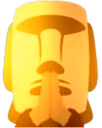 moyai_goldpray emote