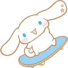 Cinnamonroll_sk8ing emote
