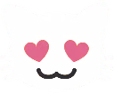 white_kitty_in_love emote