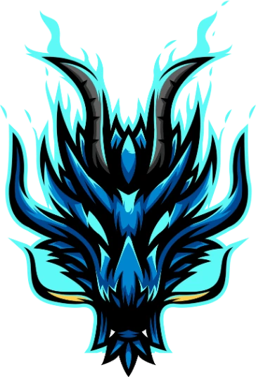 BlueFlameDragon emote