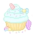 UnicornCupcake emote