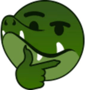 thinkgator emote