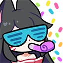ahri_partySTATIC emoji